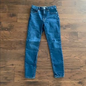 Everlane Dark Wash Skinny Jeans